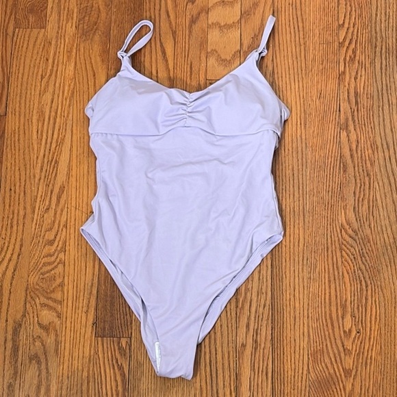 Andie The Symi one piece swimsuit Lavender size S NWT - Picture 2 of 9